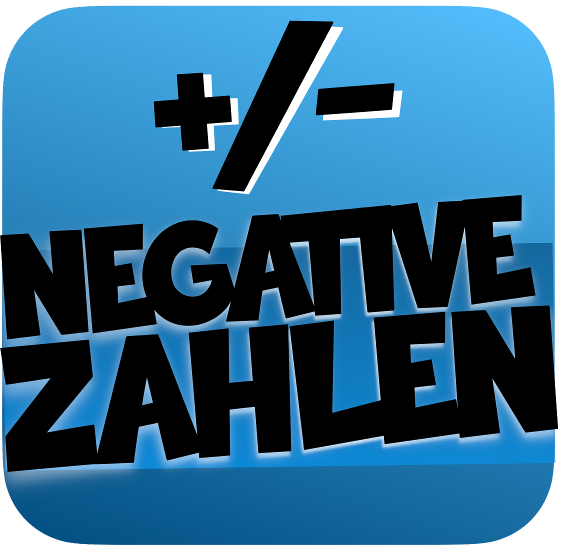 Negative Zahlen einfach